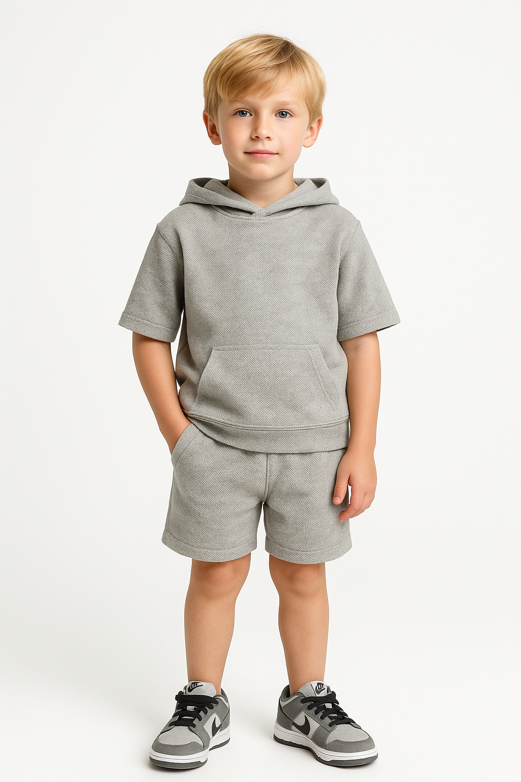 Grey hoodie set