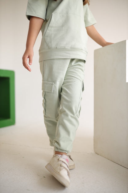 Olive Cargo Pants - Unisex