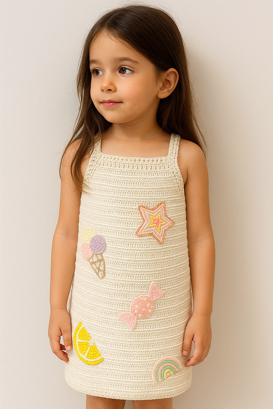 Seashel beaded dress