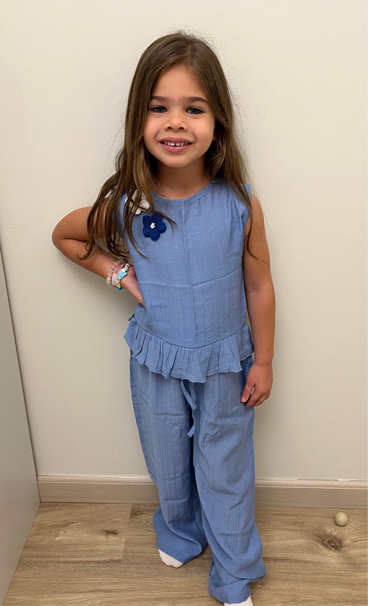 Blue Frill Set