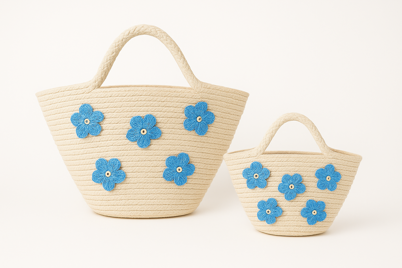 Mommy and me spring tote